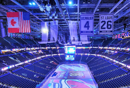 tampa bay lightning game at Amalie