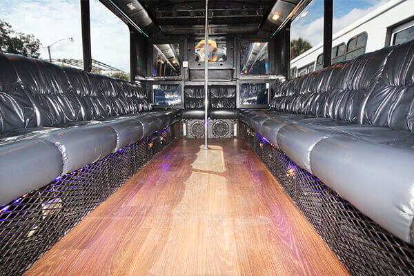 party bus interior