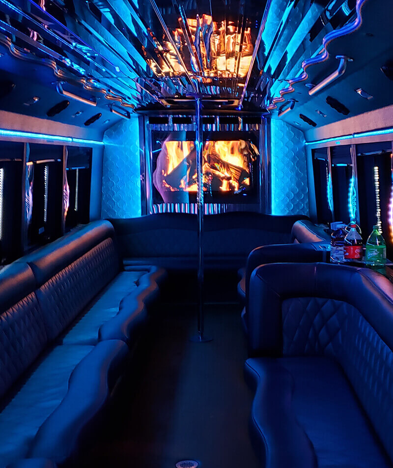 party bus interior